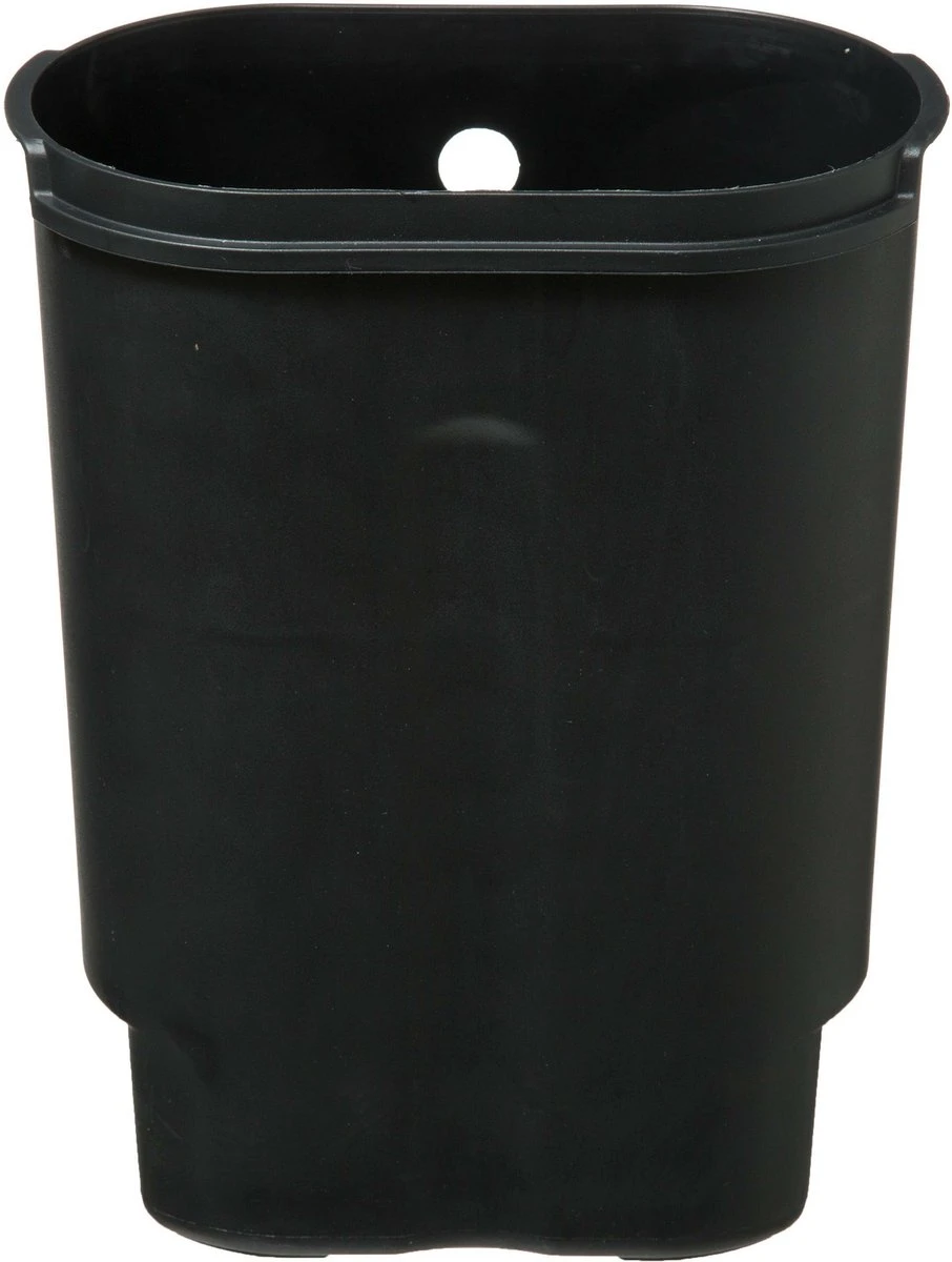 5Five - Prullenbak/pedaalemmer Zwart Rvs Metaal 6 Liter - 15x24x30 Cm - Badkamer En Toilet 4 5Five - Prullenbak/pedaalemmer Zwart Rvs Metaal 6 Liter - 15x24x30 Cm - Badkamer En Toilet - Afbeelding 4