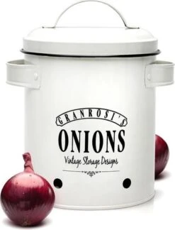 Klarstein Granrosi Iowa Uienpot Emaille-staalplaat Ca. 17 X 22,5 X 14 Cm Roestvrij