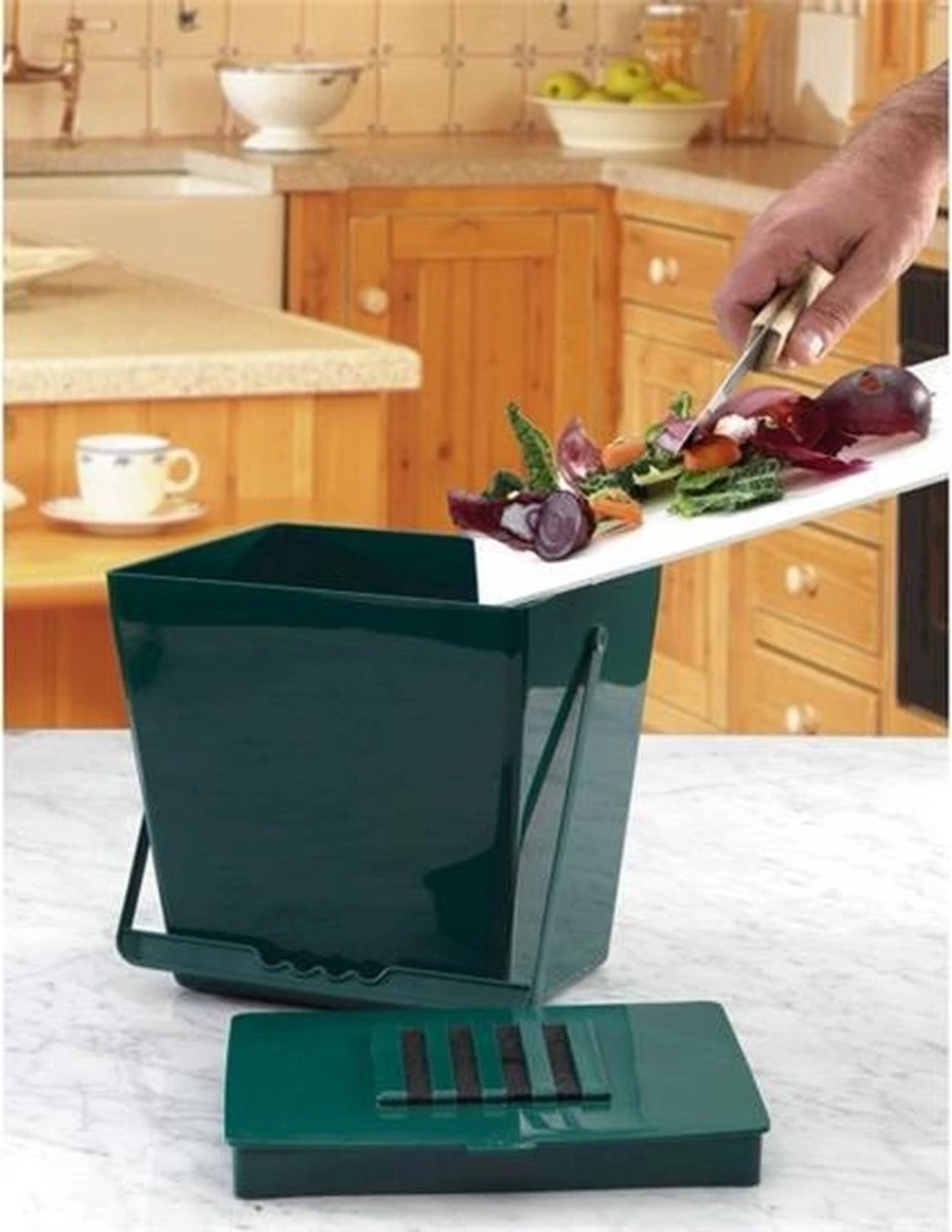 GFT Bakje Met Geurfilter - Mini 5L 5 L 2 GFT Bakje Met Geurfilter - Mini 5L 5 L - Afbeelding 2