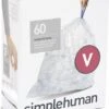Simplehuman Afvalzakken 16-18 Liter Code V Transparant - 60 Stuks