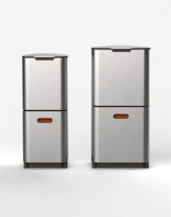 Joseph Joseph Intelligent Waste Prullenbak Totem Max - 60 L - Zilver -Thuis Opslag Winkel 950x1200 4