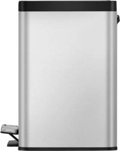 EKO EcoCasa III Recycling Prullenbak - 15 + 15 L - Mat RVS -Thuis Opslag Winkel 955x1200