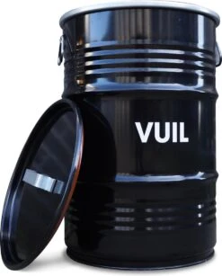 BinBin Handle Vuil Industriële Prullenbak Afvalscheiding 60 Liter Olievat Met Handvat Deksel