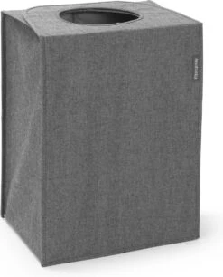 Brabantia Wasmand Met Deksel - 55 L - Pepper Black