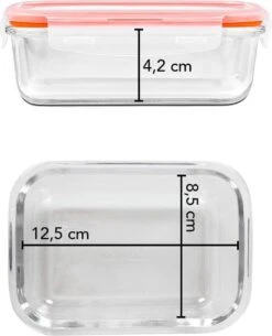 Lock&Lock Glazen Vershoudbakjes - Glazen Meal Prep Bakjes - Glazen Bakjes Met Deksel - Ovenschaaltjes Met Deksel - Set Van 6 Stuks - 380 Ml -Thuis Opslag Winkel 972x1200 1