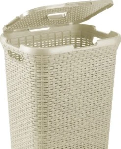 Curver Style Wasmand Met Deksel - 60L - Vintage Wit -Thuis Opslag Winkel 974x1200 4