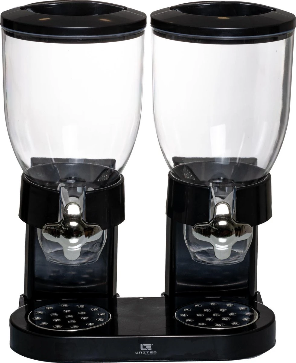 United Entertainment - Cornflakes Dispenser - 2 Dispensers - 42 X 33 X 20 Cm - Zwart 11 United Entertainment - Cornflakes Dispenser - 2 Dispensers - 42 X 33 X 20 Cm - Zwart - Afbeelding 11