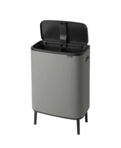 Brabantia - Bo Touch Bin Hi 2 X 30 L Mineral C Grey -Thuis Opslag Winkel 982x1200 4