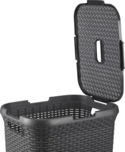 Curver Style Wasmand Met Deksel - 60L - 2 Stuks - Antraciet 11 Curver Style Wasmand Met Deksel - 60L - 2 Stuks - Antraciet -Thuis Opslag Winkel 984x1200