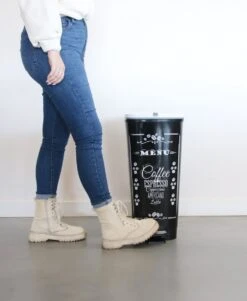 Chic Bin Style L - 43L - 29x44,5x60,5cm - Zwart -Thuis Opslag Winkel 986x1200 1