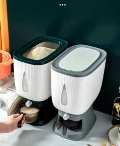 Deluqse Rijst Dispenser - Rijst Container - Grijs - Voedsel Dispenser - Rijst Opbergdoos - Rijst Bewaren - Rijst Opberg Container 14 Deluqse Rijst Dispenser - Rijst Container - Grijs - Voedsel Dispenser - Rijst Opbergdoos - Rijst Bewaren - Rijst Opberg Container -Thuis Opslag Winkel 988x1200 1