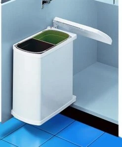 Hailo Duo-Automatic Inbouw Prullenbak - 16 L - Wit -Thuis Opslag Winkel 996x1200 3
